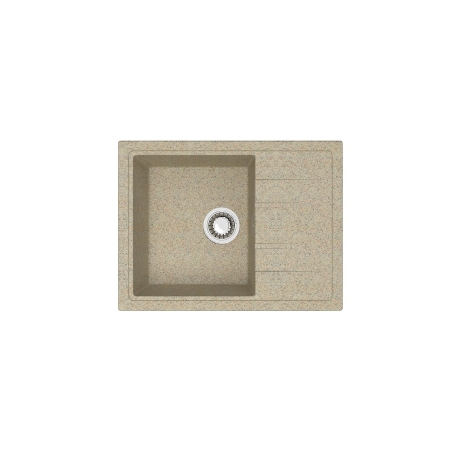 Врезная мойка ZETT lab матовая Модель 150/Q5 песочный 575*470мм