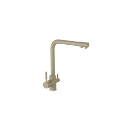 Смеситель 3 в 1 ZETT lab КМ-006/Q5 песочный