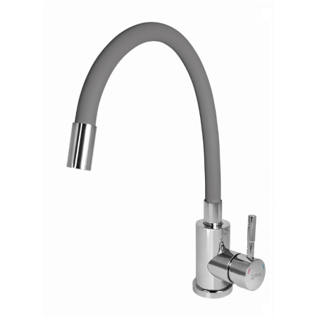 Смеситель TURDUS STEEL 31R PC/grey