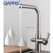 Смеситель 3 в 1 Gappo G4399-4 нержавеющая сталь
