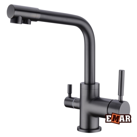 Смеситель 3 в 1 EMAR ECB - 3003N PVD dark