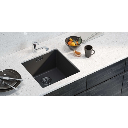 Мойка подстольный монтаж OMOIKIRI Kata 54-U-BL ARTGRANIT/черный
