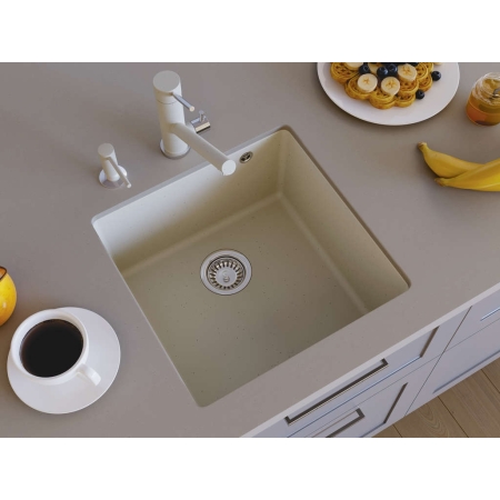 Мойка подстольный монтаж OMOIKIRI Bosen 44-U-WH Tetogranit/белый