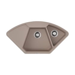 Врезная мойка OMOIKIRI Yonaka 98-C-SA ARTGRANIT/бежевый