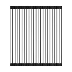 Ролл-мат для мойки OMOIKIRI ROLL-03-IN нержаеющая сталь/черный