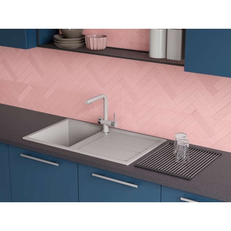 Ролл-мат для мойки OMOIKIRI ROLL-03-IN нержаеющая сталь/черный