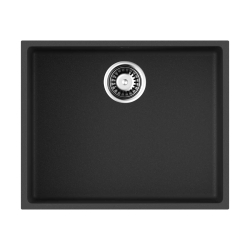 Мойка подстольный монтаж OMOIKIRI Bosen 54-U BL Tetogranit/черный