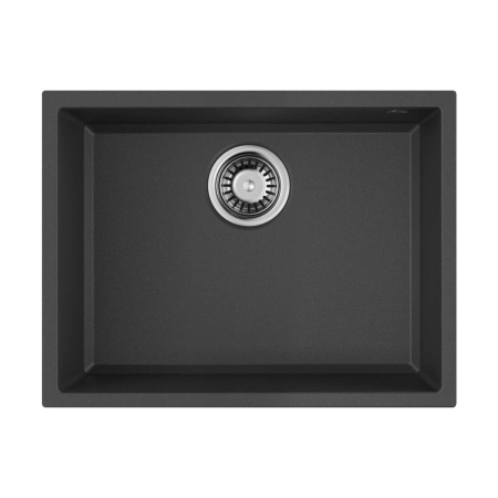 Мойка подстольный монтаж OMOIKIRI Tedori 54-U-BL Tetogranit/черный