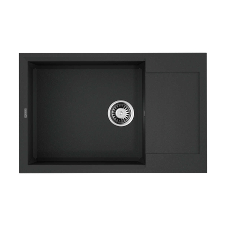Врезная мойка OMOIKIRI Sakaime 78-LB-BL Tetogranit/черный