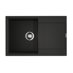Врезная мойка OMOIKIRI Daisen 78T-BL Tetogranit/черный
