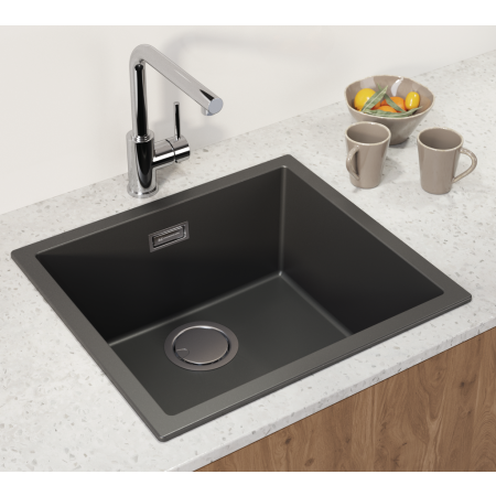 Мойка подстольный монтаж OMOIKIRI Yamakawa 55-U/I-GB Artceramic/графит